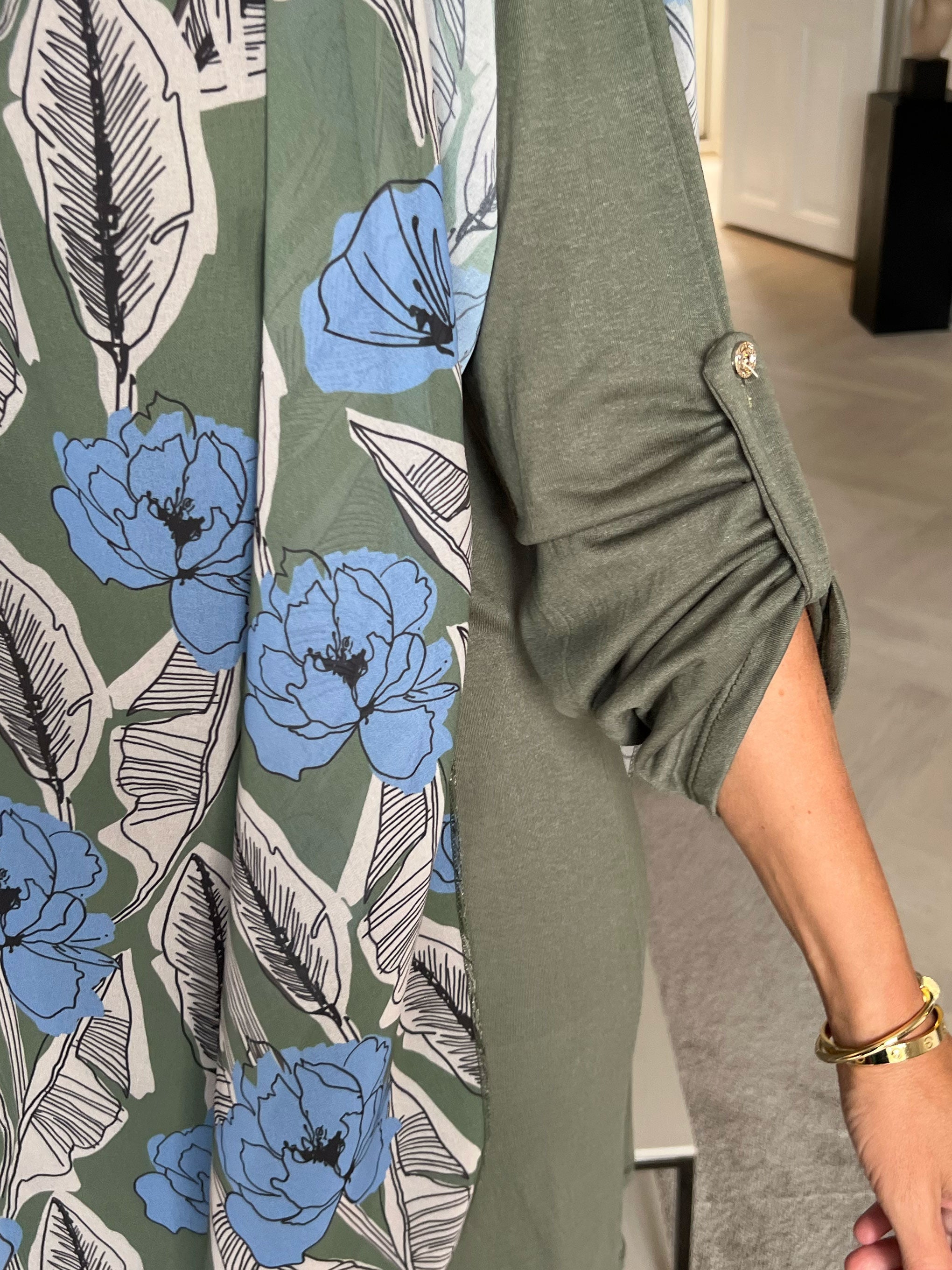 Kenya Feather Long Sleeve - Tunikaklänning med chiffonglager